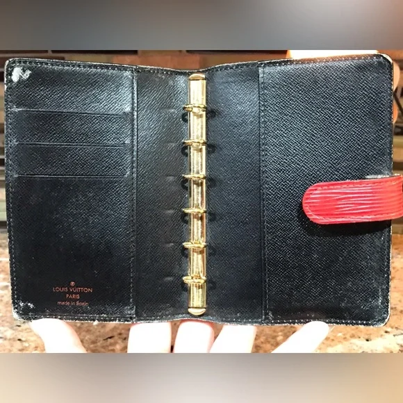 LOUIS VUITTON Epi Leather Agenda/ Notebook Cover- Red 🤩🔥❤️